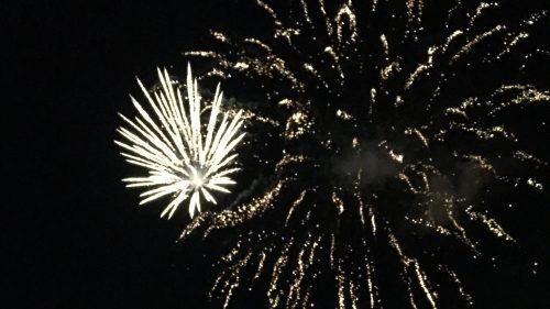 Feuerwerk im Stadthafen